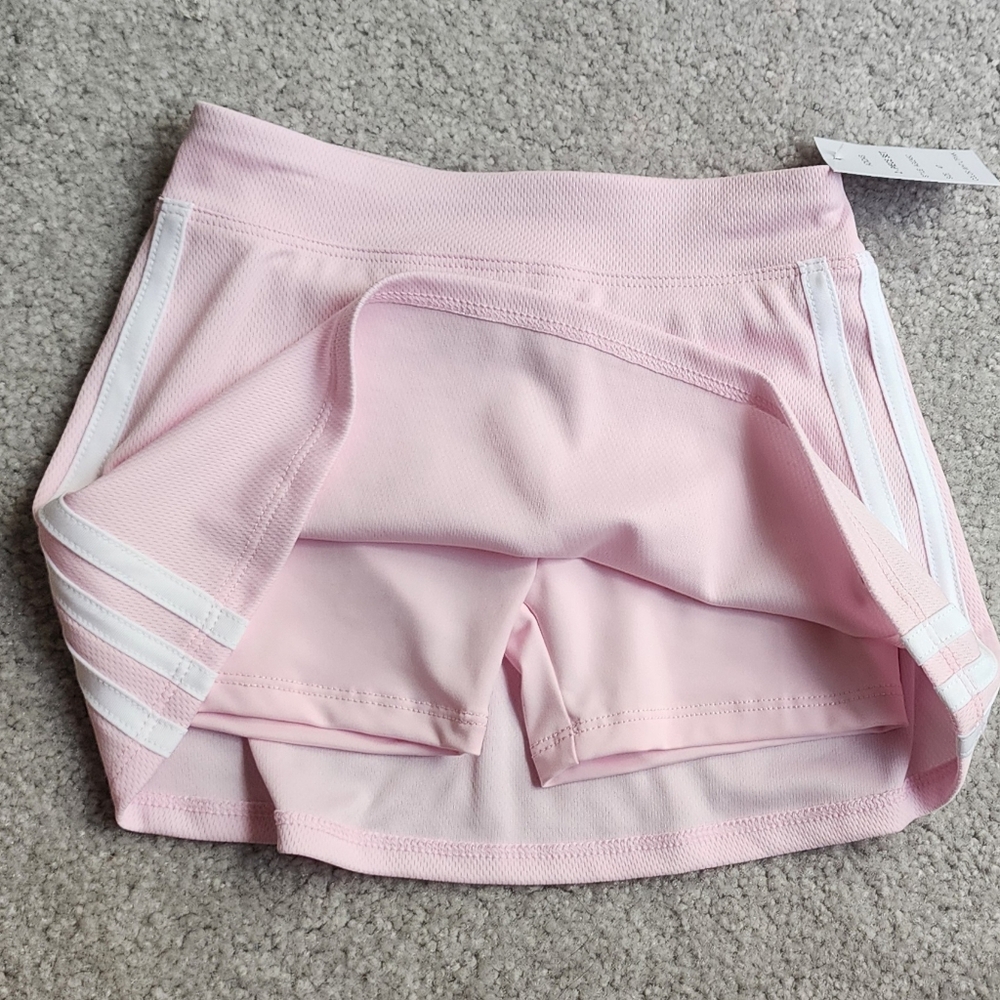 Girls Adidas Pink Athletic Skort